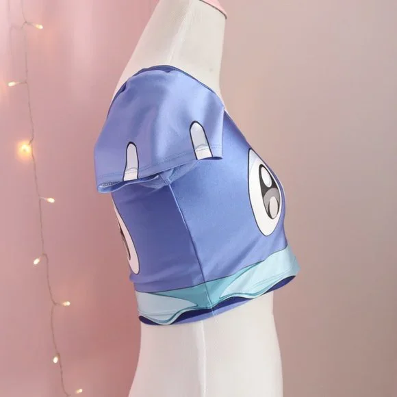 Living Dead Clothing Pokemon Popplio Crop Top - Picture 4 of 8